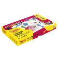 Školský box Pastelky drevené šesťhranné, 144 ks
