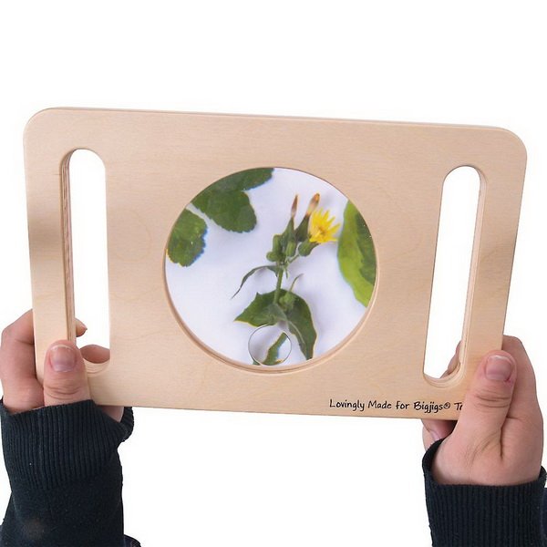 Bigjigs Veľká obojručná lupa, 25 cm