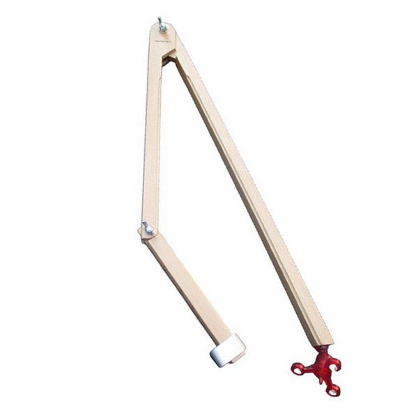 Drevené magnetické kružidlo na kriedu, 50 cm