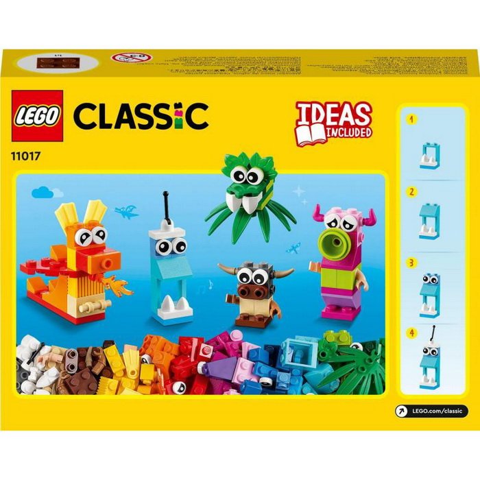 Lego Classic 11017 Kreatívne príšerky, 140 ks