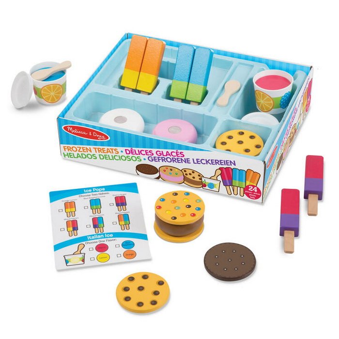 Melissa & Doug Drevená sada nanukov, 24 ks