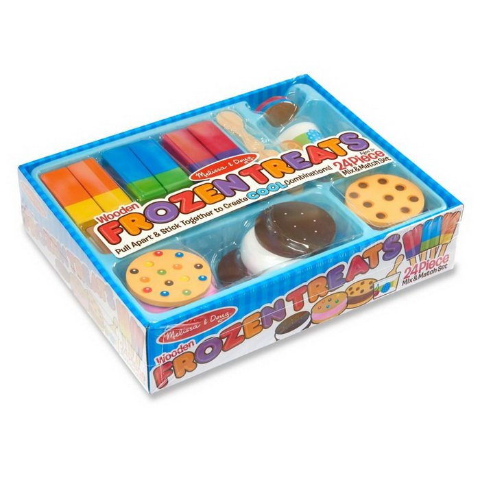 Melissa & Doug Drevená sada nanukov, 24 ks