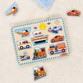 Melissa & Doug - Drevené puzzle so zvukmi - Dopravné prostriedky