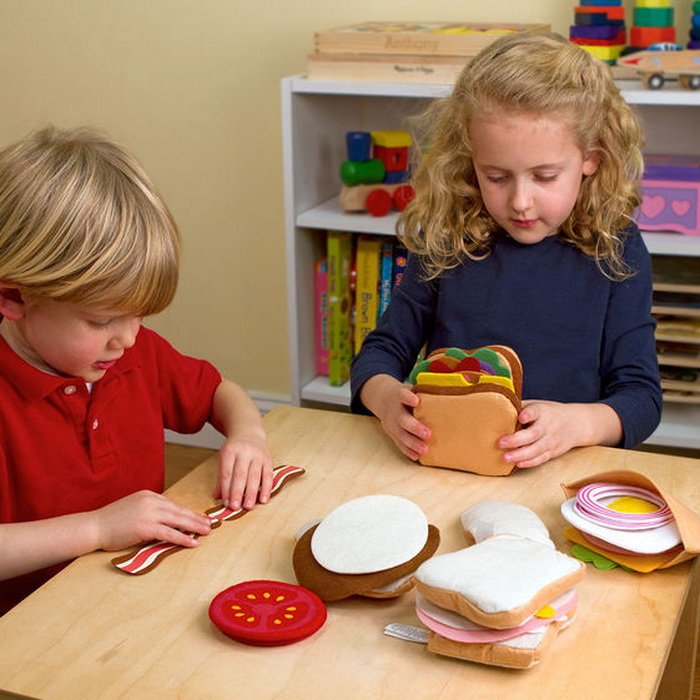 Melissa & Doug Sendvičový set, 33 ks