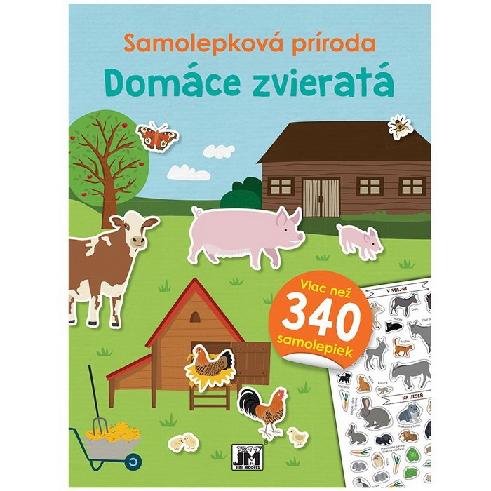 Samolepková príroda Domáce zvieratá, 340+