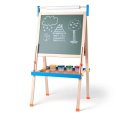 Tabuľa "ABC" s písmenami, s rolkou papiera a téglikmi