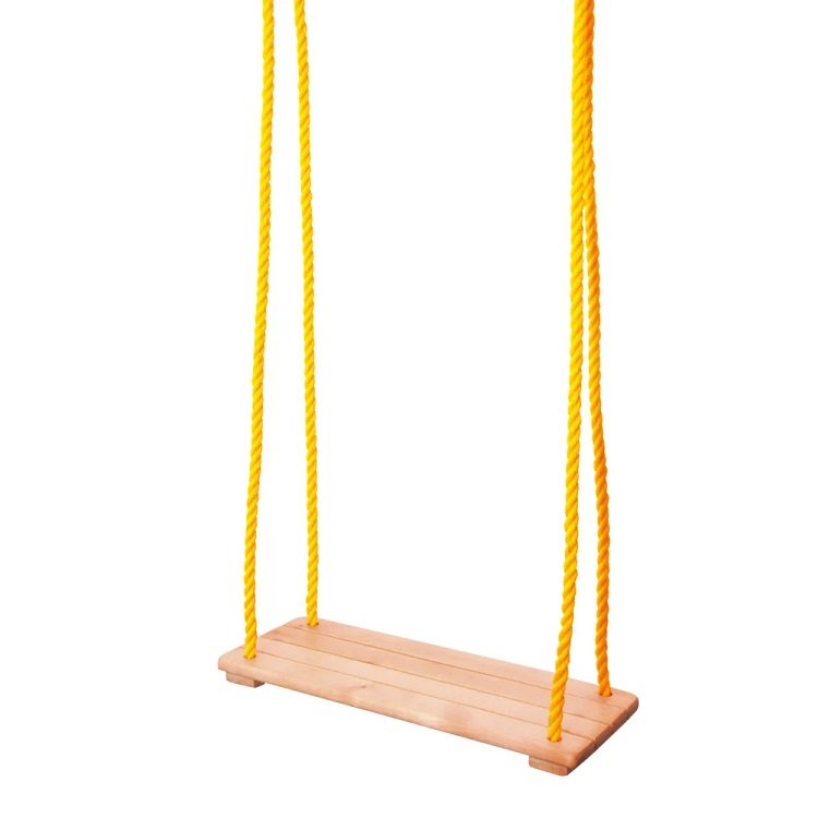 Woody jednoduchá drevená hojdačka, 40 cm