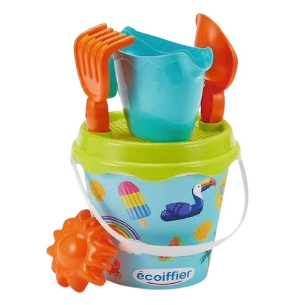 Ecoiffier Vedierko Prázdniny s krhličkou, 17 cm