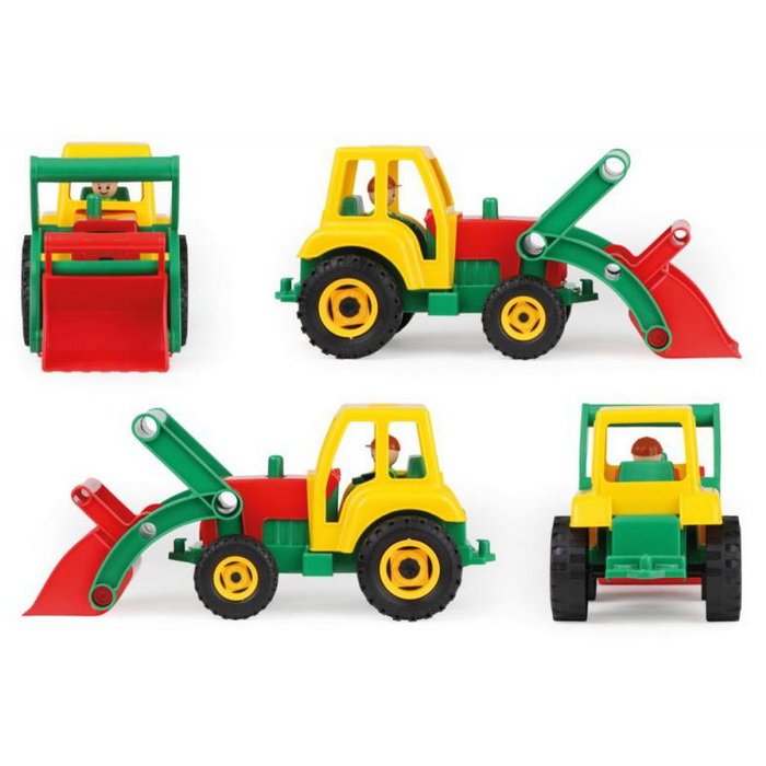 Lena Aktívny traktor s lyžicou, 35 cm