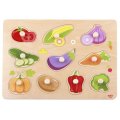 Tooky Toy Puzzle vkladacie Zelenina