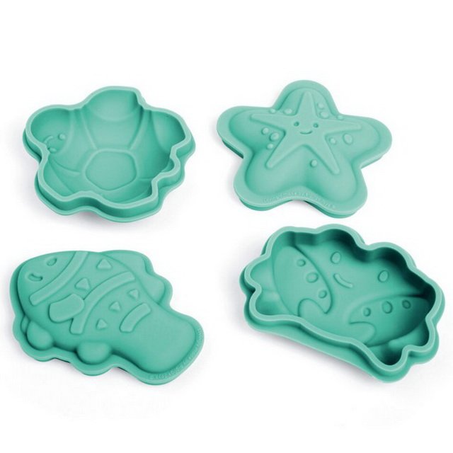 Bigjigs Silikónové formičky, 4 ks