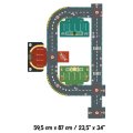 Djeco Puzzle Mestský okruh Crazy Motors, 24 dielikov