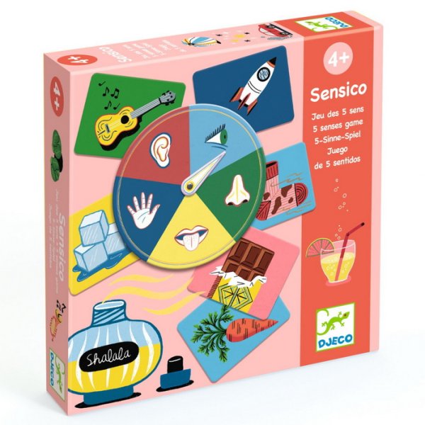 Djeco Sensico - edukačná hra s určovaní 5 zmyslov