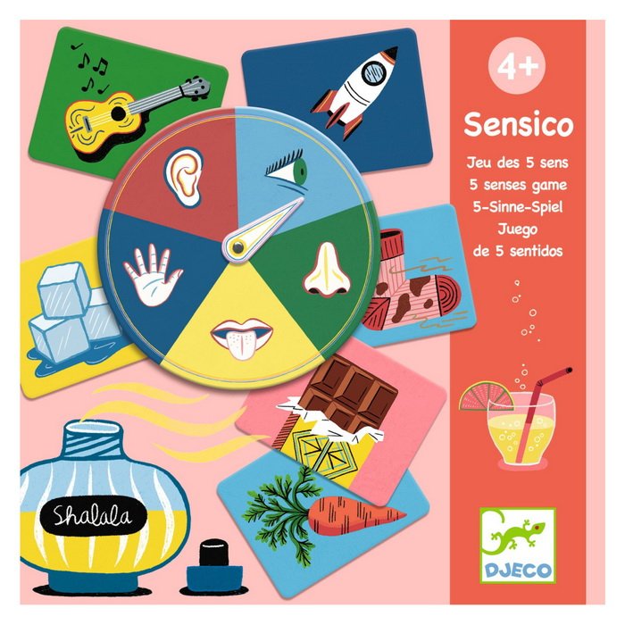 Djeco Sensico - edukačná hra s určovaní 5 zmyslov