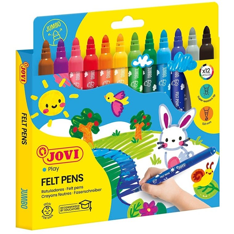 Jovi Fixky hrubé Maxi, 12 ks