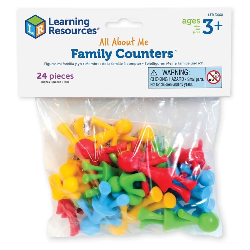 Learning Resources Figúrky rodina, 24 ks