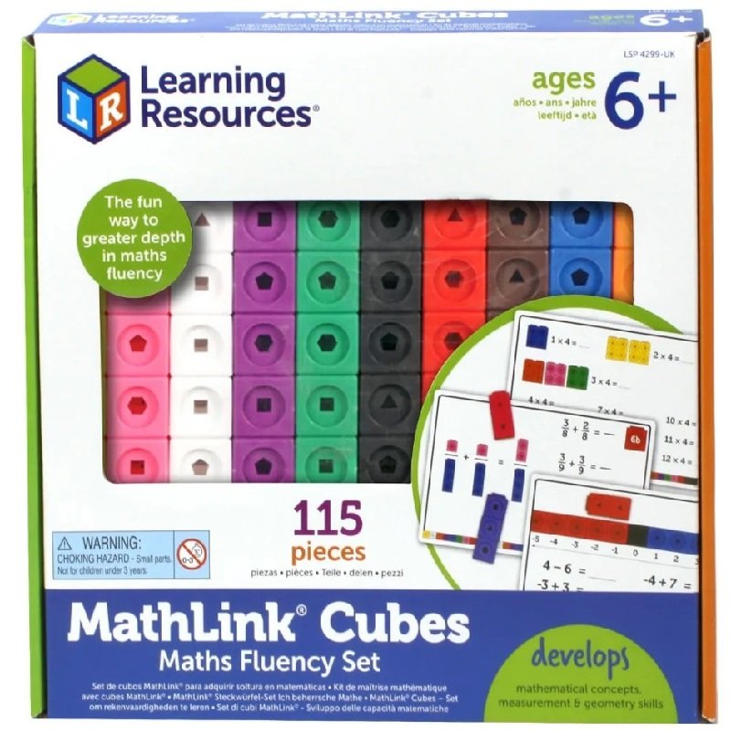Learning Resources Matematické kocky s predlohami 6+