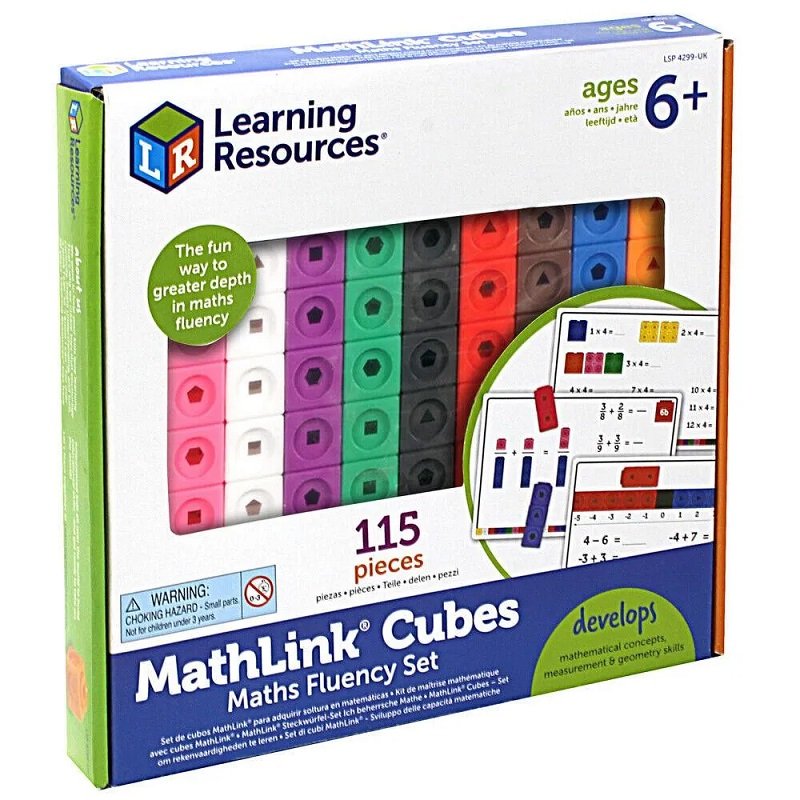 Learning Resources Matematické kocky s predlohami 6+