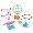 Learning Resources Stavebnica geometrické tvary, 170 ks