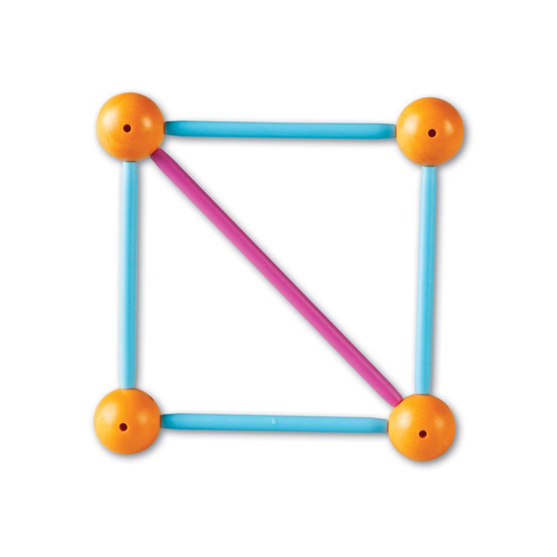 Learning Resources Stavebnica geometrické tvary, 170 ks