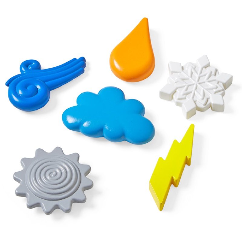 Learning Resources Triedenie a počítanie počasie, 72 ks