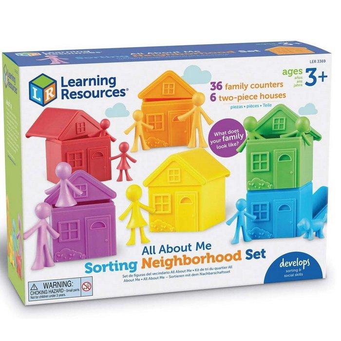 Learning Resources Triediace domčeky, 42 ks