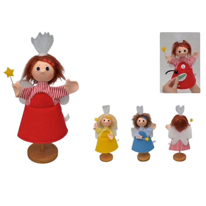 Logopedická triediaca sada Kráľovná a víly, 4 ks