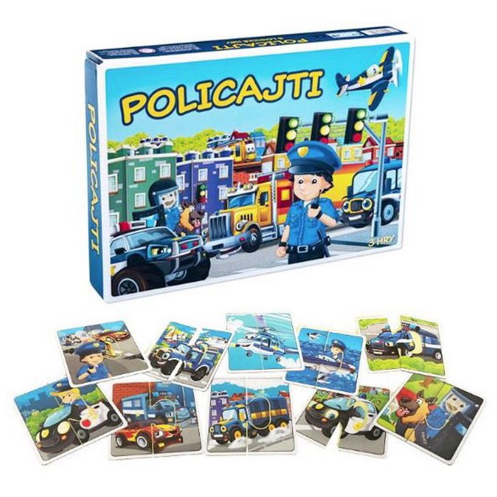 Hydrodata logická hra Policajti 3v1
