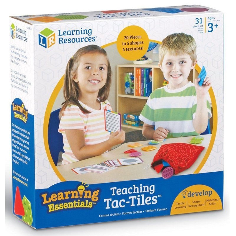 Learning Resources Senzorické tvary v sáčku, 31 ks