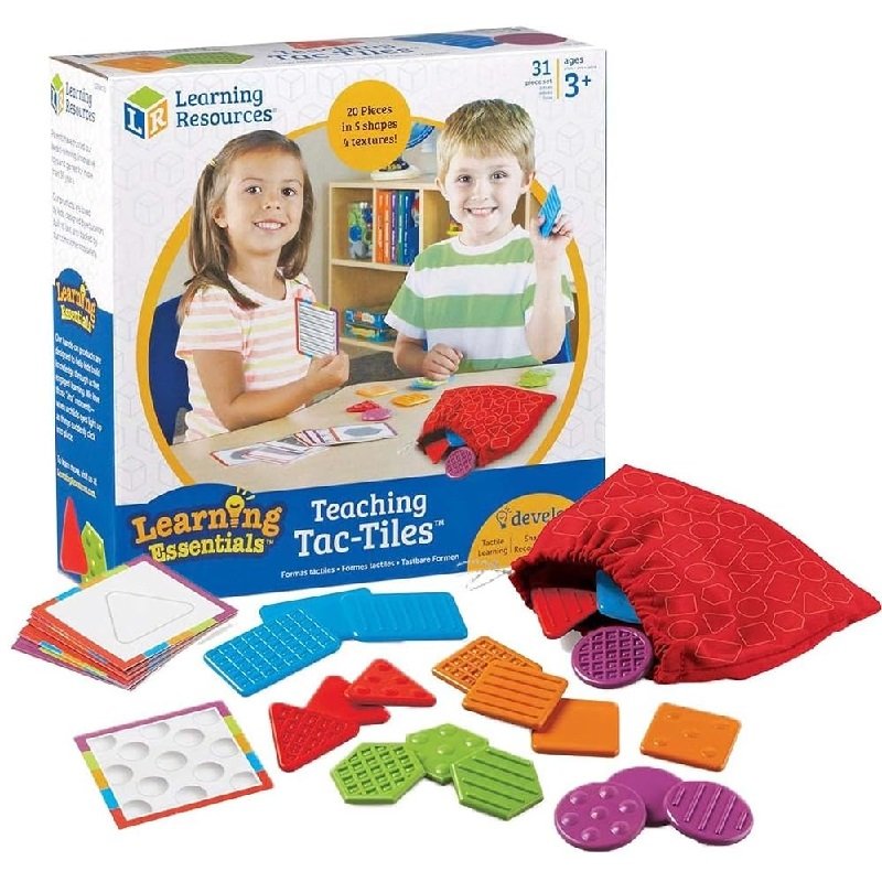 Learning Resources Senzorické tvary v sáčku, 31 ks