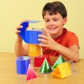 Learning Resources Skladacie geometrické tvary, 16 ks