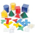 Learning Resources Skladacie geometrické tvary, 16 ks