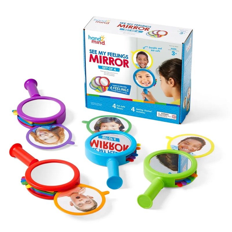 Learning Resources Zrkadlo mojich pocitov, 4 ks