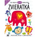 Nauč ruku lepiť: Naozaj veľké samolepky Zvieratká, 150 ks