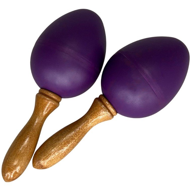 Detské maracas s krátkou rúčkou, 11 cm