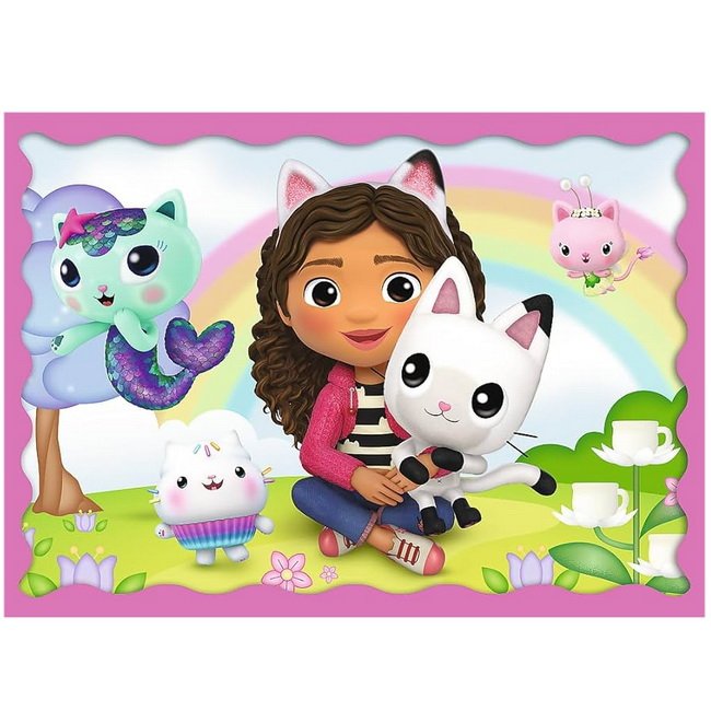 Trefl Puzzle 4v1 Gabby's Dollhouse