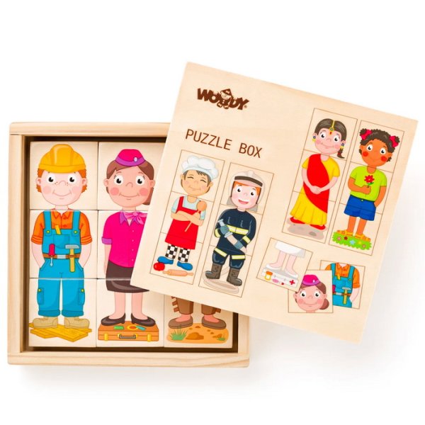 Woody Skladačka Ľudia a povolania, 36 dielikov