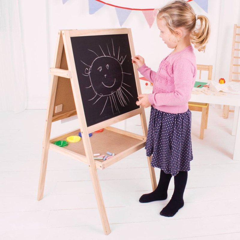 Bigjigs Toys Magnetická tabuľa s príslušenstvom