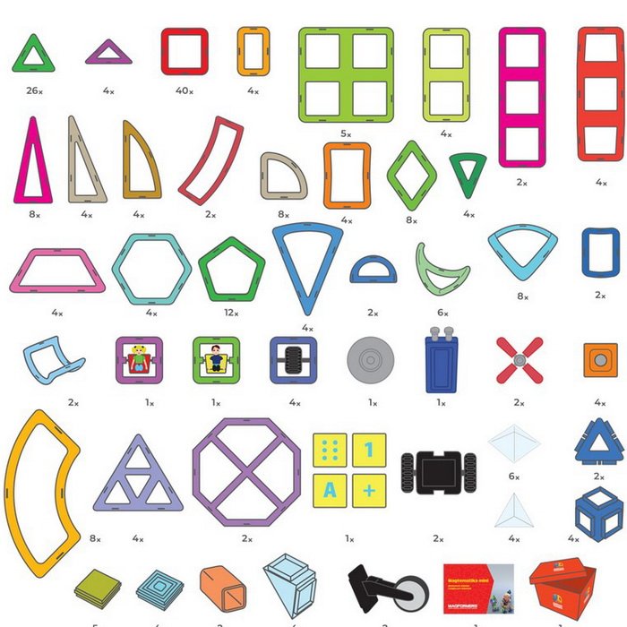 Magformers Didamagna box, 241 ks