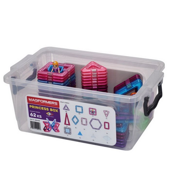 Magformers Princess Box, 62 ks
