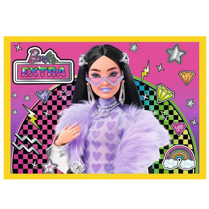 Trefl Puzzle 4v1 Šťastný svet Barbie