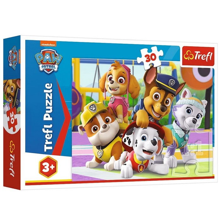 Trefl Puzzle Labková patrola vždy včas, 30 dielikov