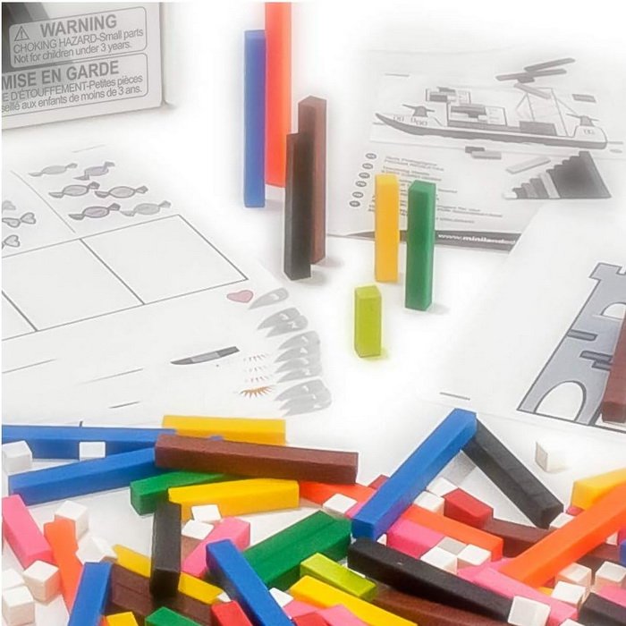 Miniland Matematické aktivity s tyčinkami, 250 ks