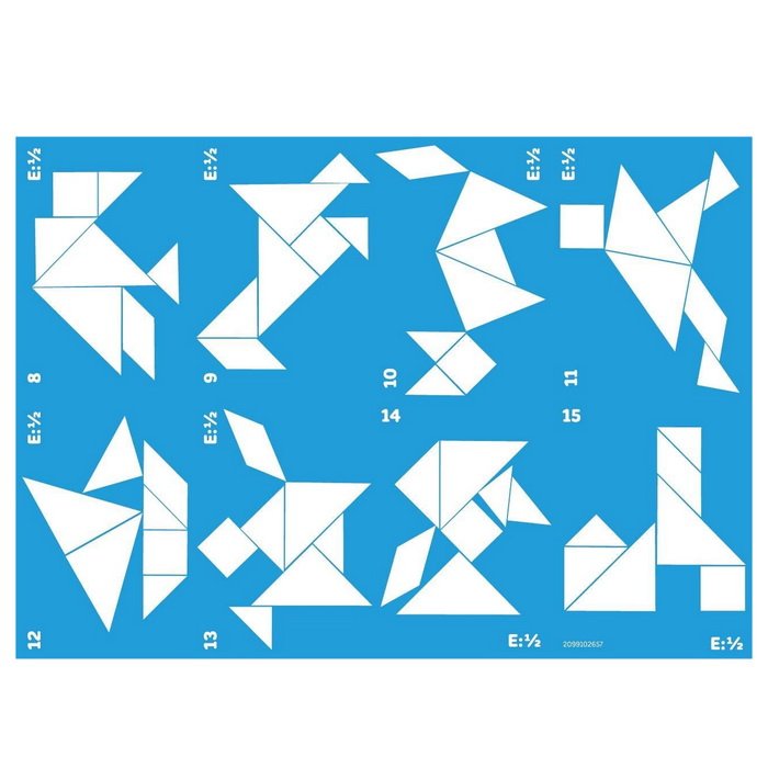 Miniland Tangram pre 12 detí