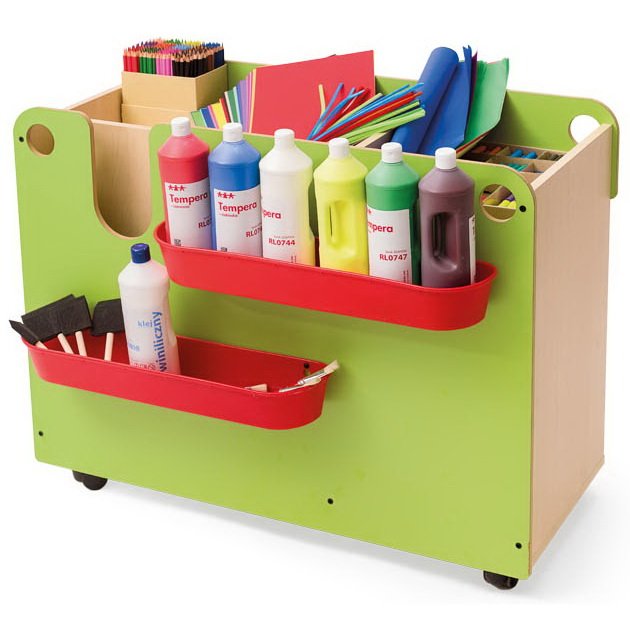 Mobilný výtvarný vozík
