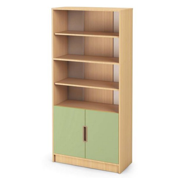 OPTIMA Regál kombinovaný, výška 194 cm