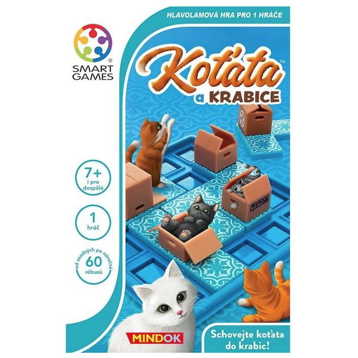 Smart Games Mačiatka a krabice, 60 rébusov