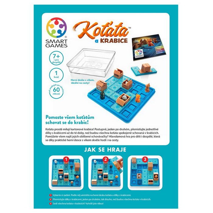 Smart Games Mačiatka a krabice, 60 rébusov