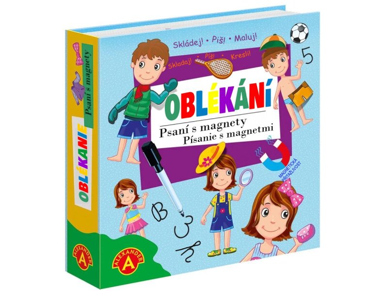 Alexander Písanie s magnetkami Obliekanie