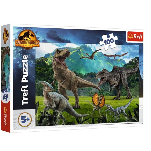 Trefl Puzzle Jurský svet, 100 dielikov